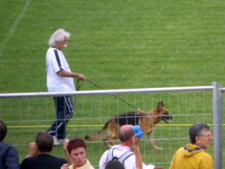 Isa e l'amico Edoardo in gara